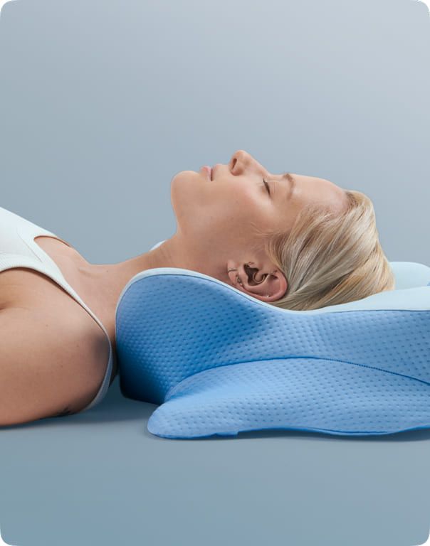 Back sleeper using Derila Ergo Pillow