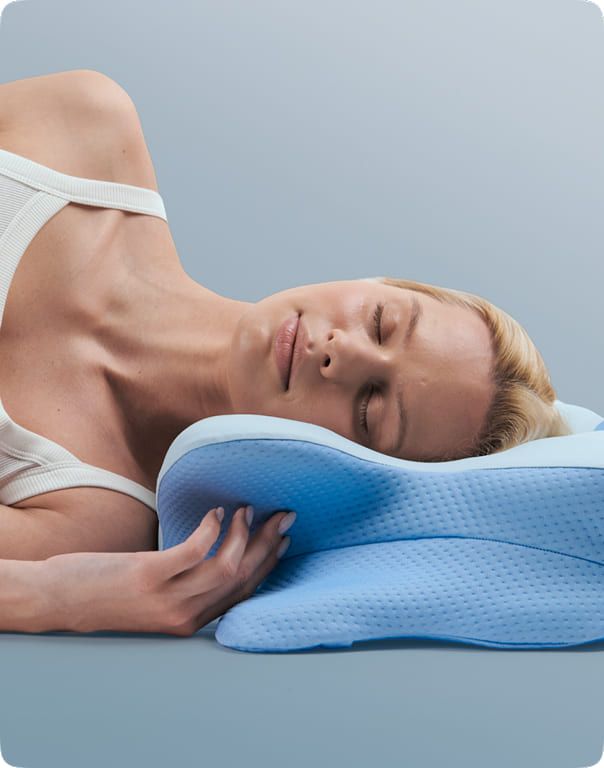 Side sleeper using Derila Ergo Pillow